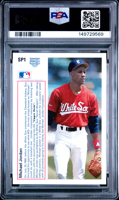 1991 Upper Deck #SP1 Michael Jordan PSA 8