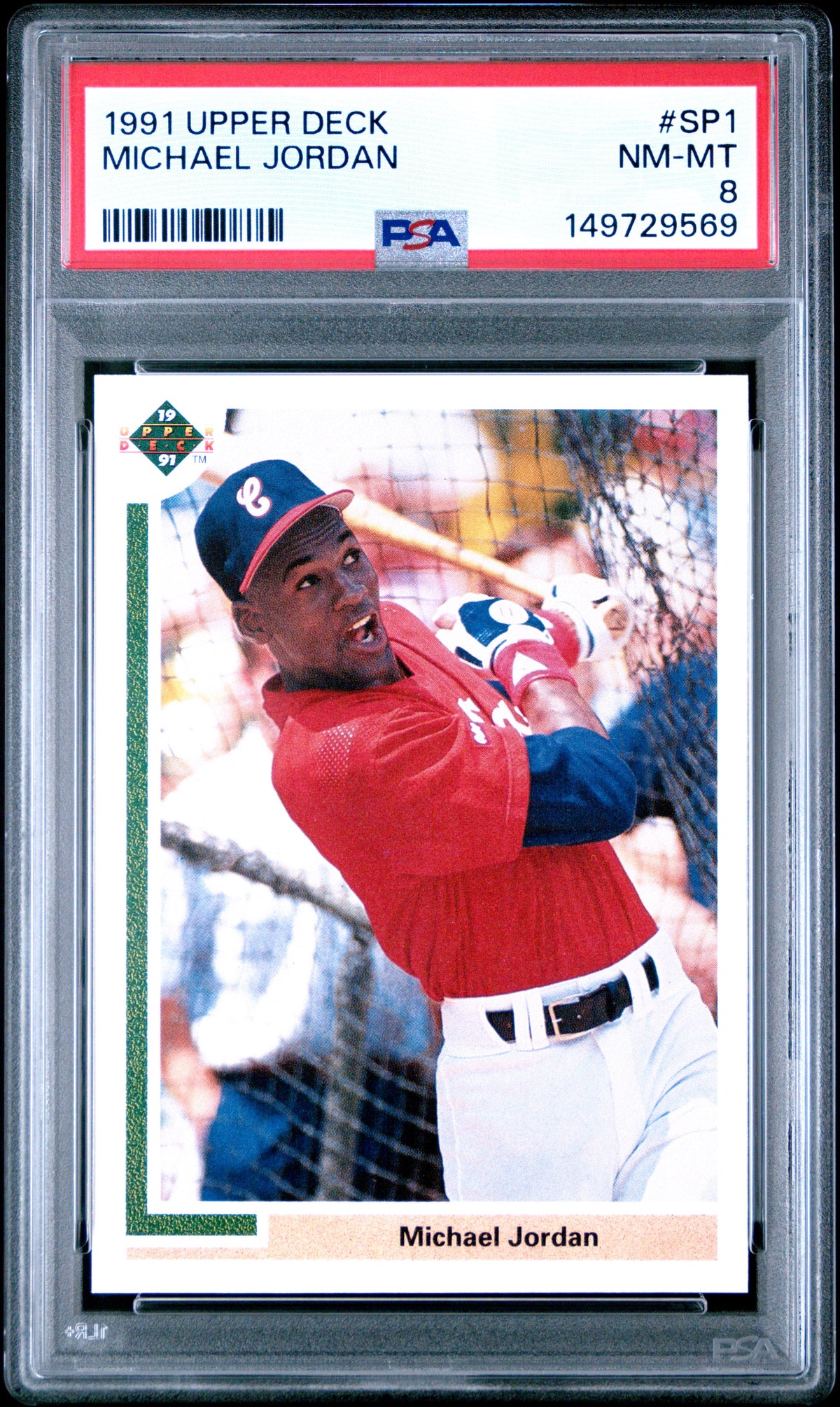 1991 Upper Deck #SP1 Michael Jordan PSA 8