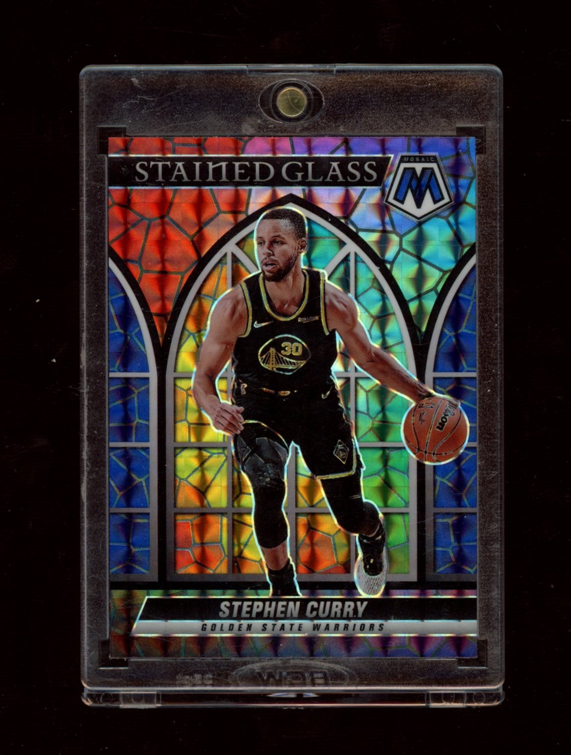2021-22 Panini Mosaic #3 Stephen Curry Stained Glass