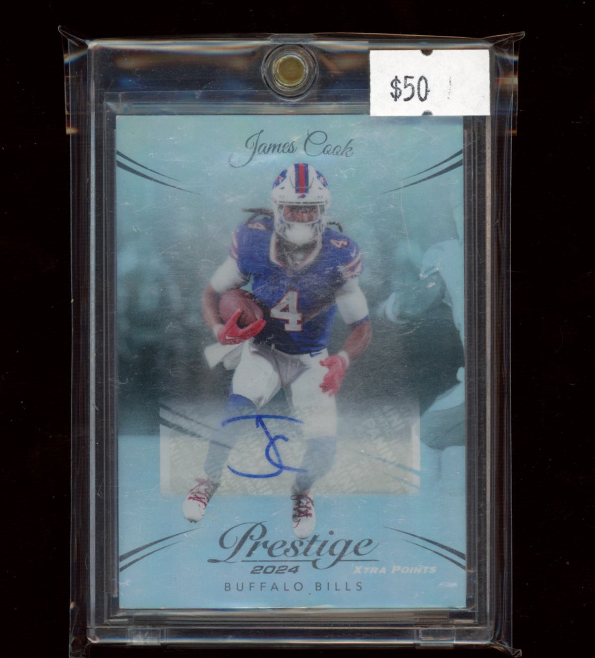 2024 Panini Prestige #31 James Cook Xtra Points Signatures Premium