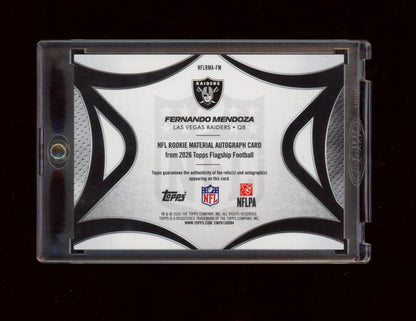 2026 Topps Flagship #MA-FM Fernando Mendoza RPA Black #/10