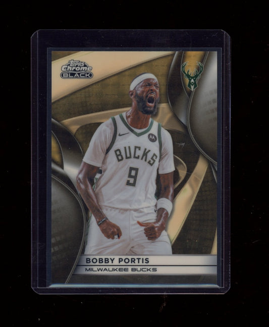 2025-26 Topps Chrome Black #49 Bobby Portis SuperFractor #/1