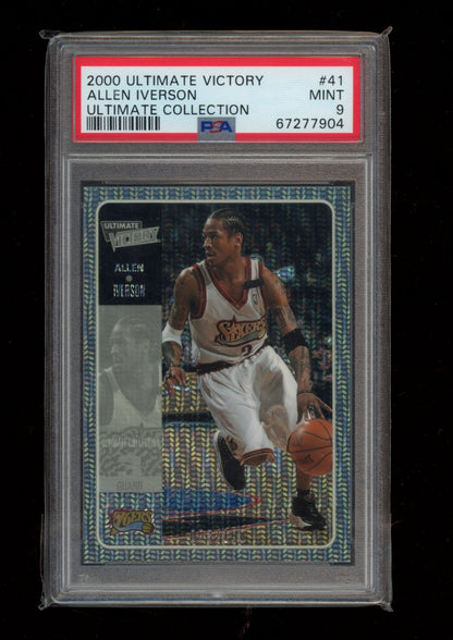 2000 Ultimate Victory #41 Allen Iverson Ultimate Collection PSA 9