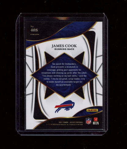 2021 Panini Select #408 James Cook