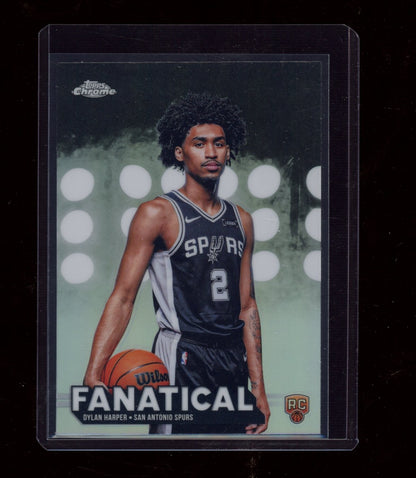 2025-26 Topps Chrome #FAN-22 Dylan Harper Fanatical