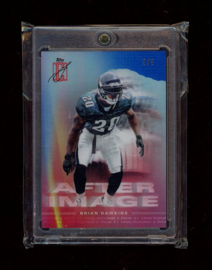 2024 Topps Signature Class #AI-21 Brian Dawkins After Image Blue #/5