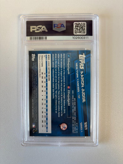 2017 Topps Aaron Judge PSA 9