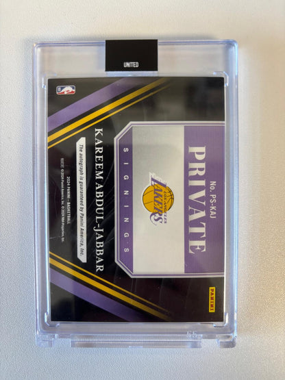 Kareem Abdul-Jabbar Private Signings