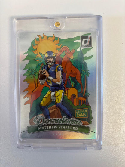 2025 Donruss #6 Matthew Stafford Downtown!
