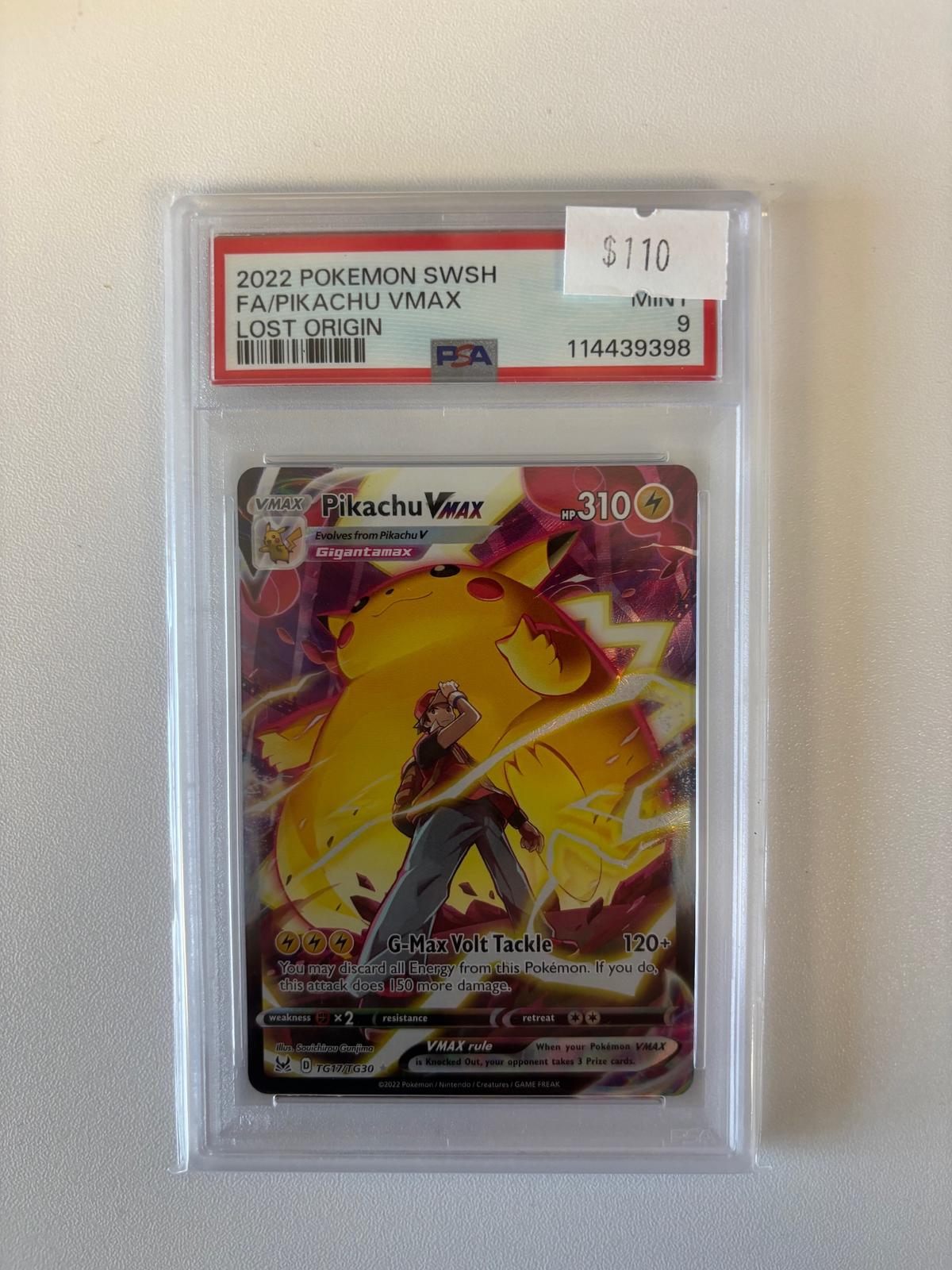 SWSH11: Lost Origin Trainer Gallery #TG17/TG30 Pikachu VMAX