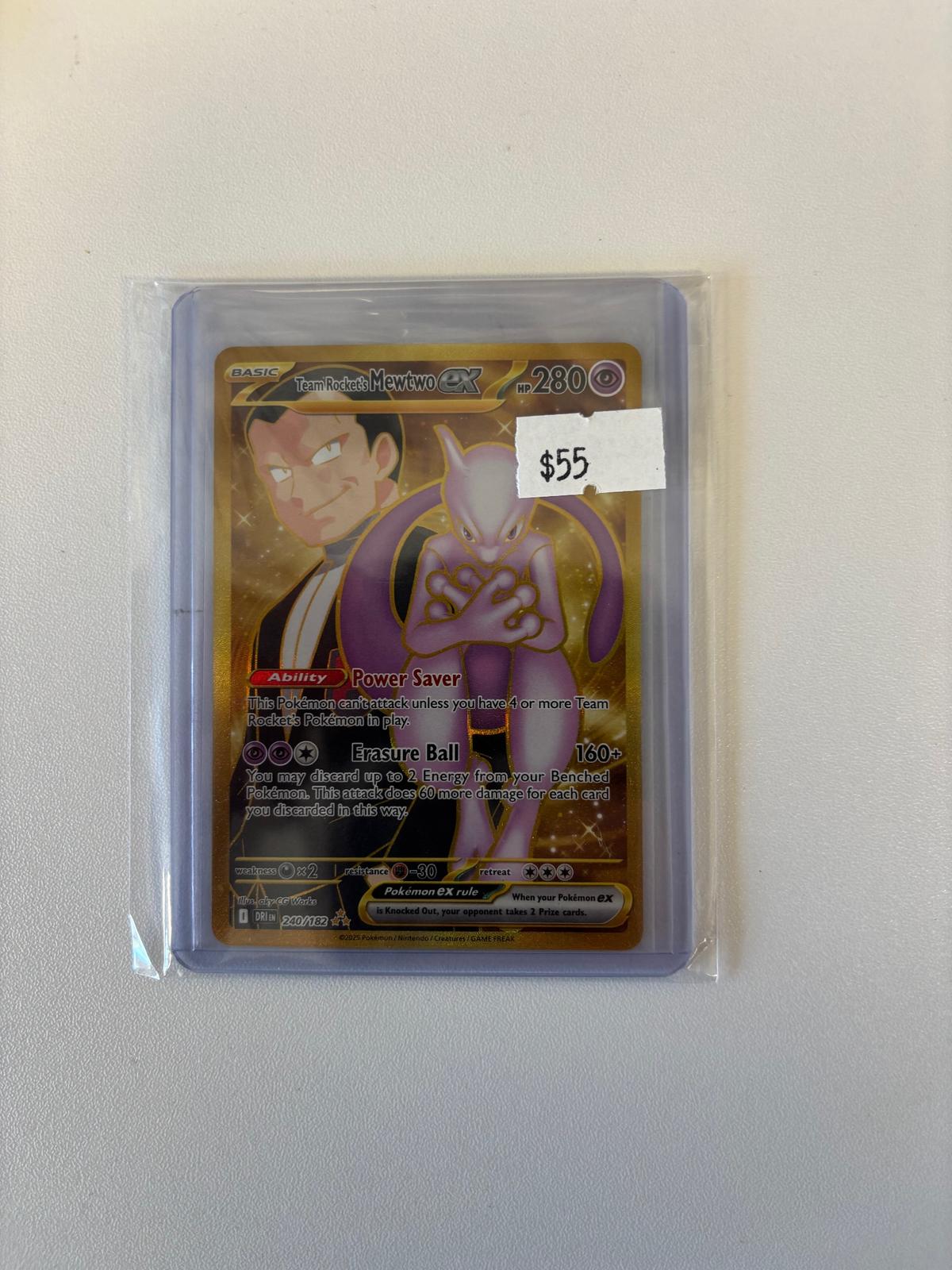 SV10: Destined Rivals #240/182 Team Rocket's Mewtwo ex