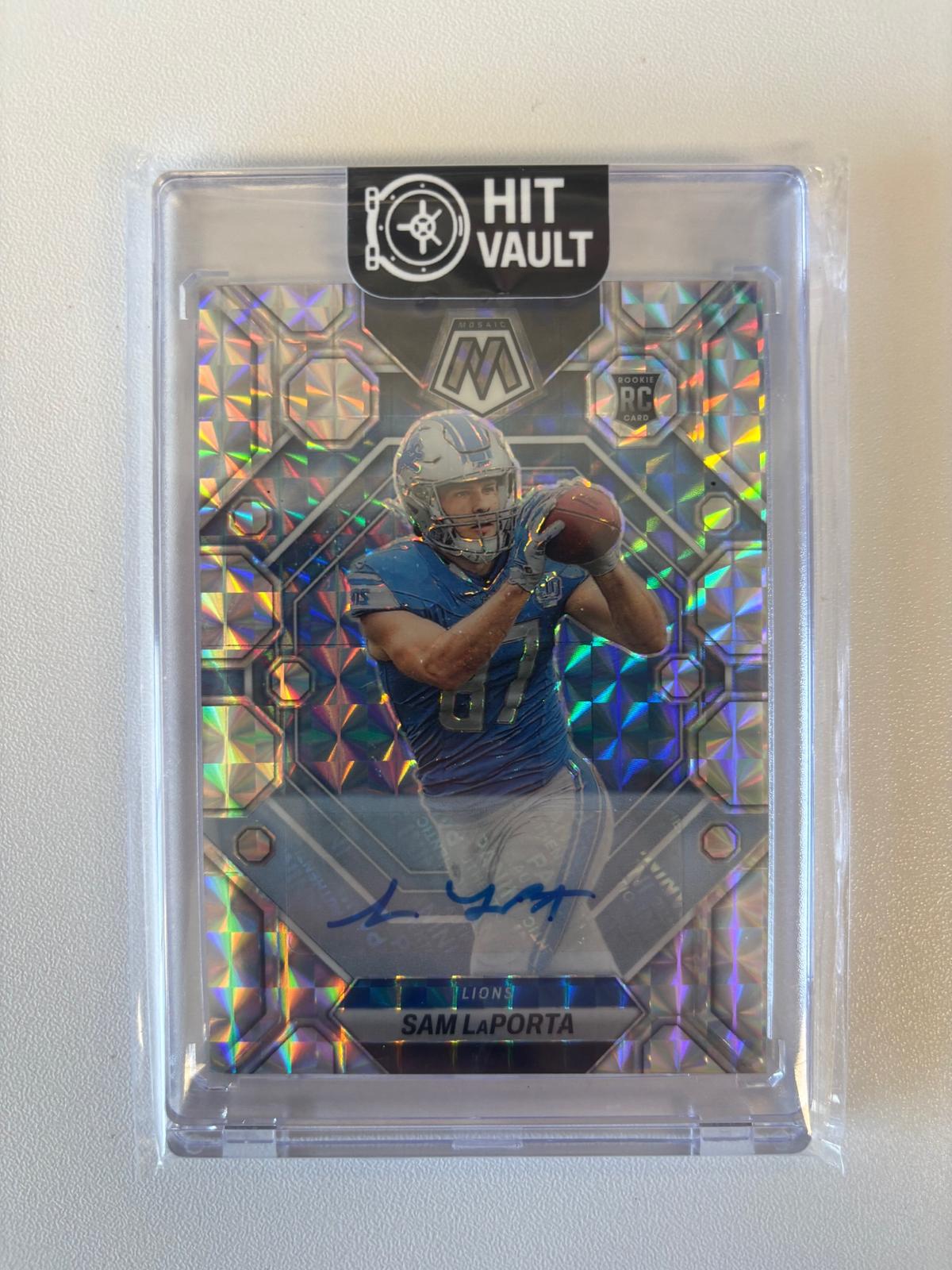 2023 Panini Mosaic #360 Sam LaPorta Rookie Autographs Mosaic