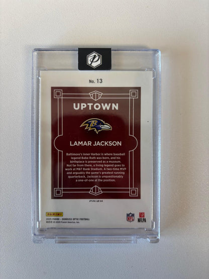 2025 Optic Lamar Jackson Uptown