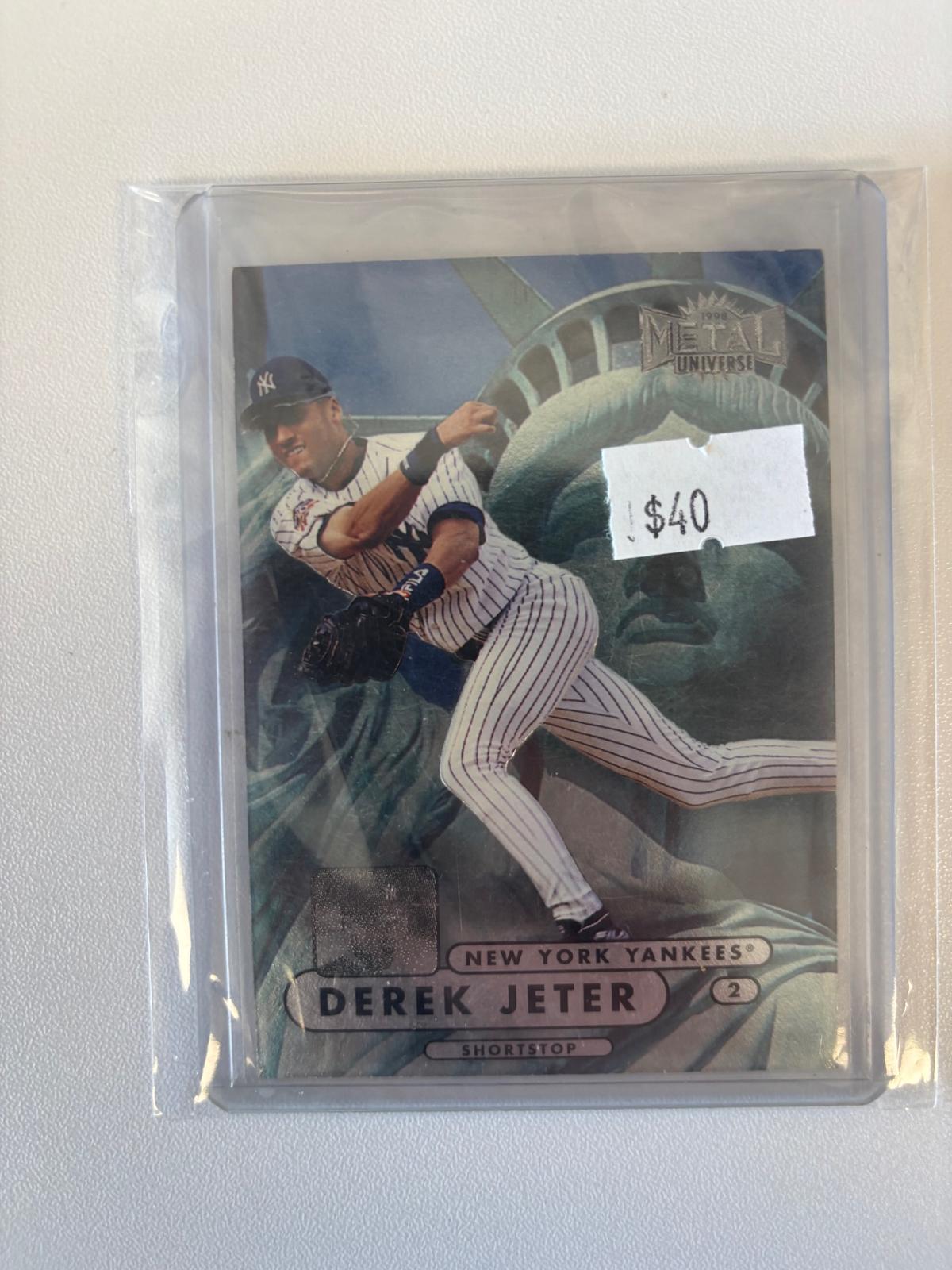 1998 Metal Universe Derek Jeter