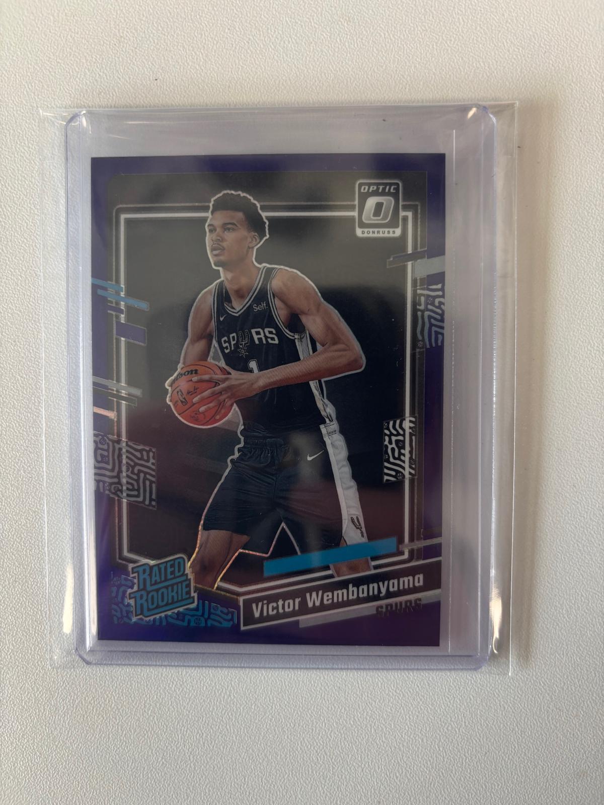 2023-24 Donruss Optic Victor Wembanyama Purple