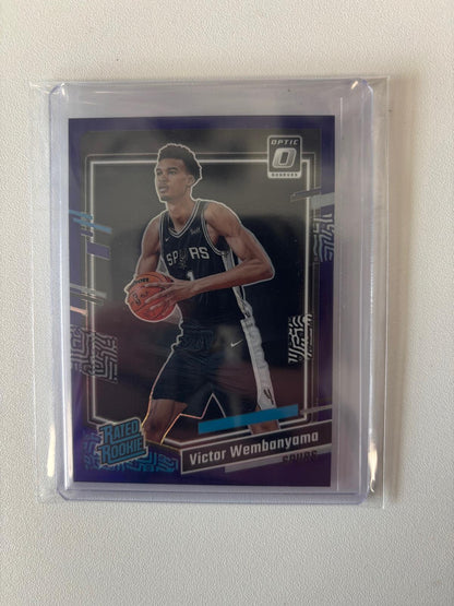 2023-24 Donruss Optic Victor Wembanyama Purple