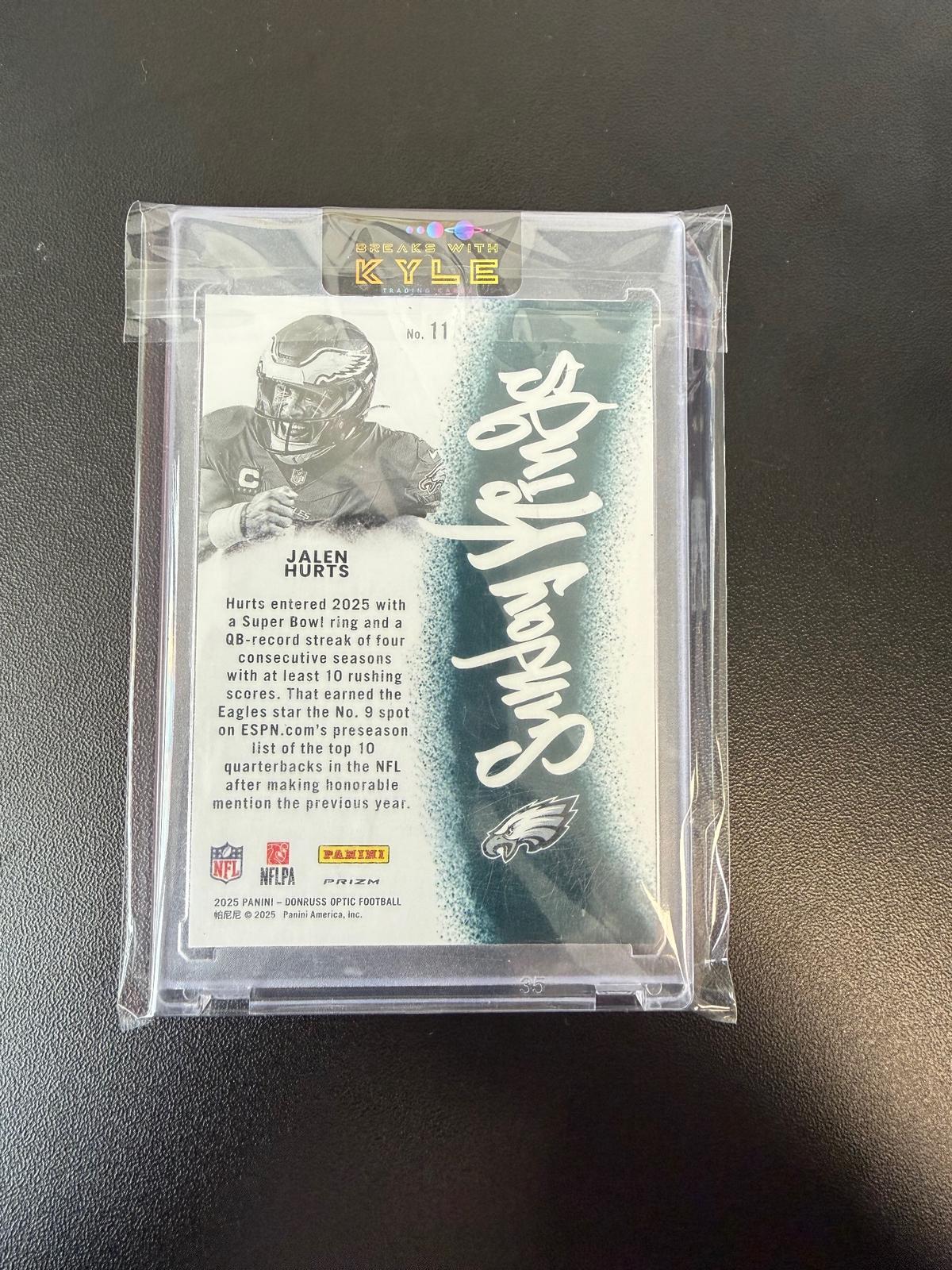 2025 Donruss Optic #11 Jalen Hurts Sunday Kings