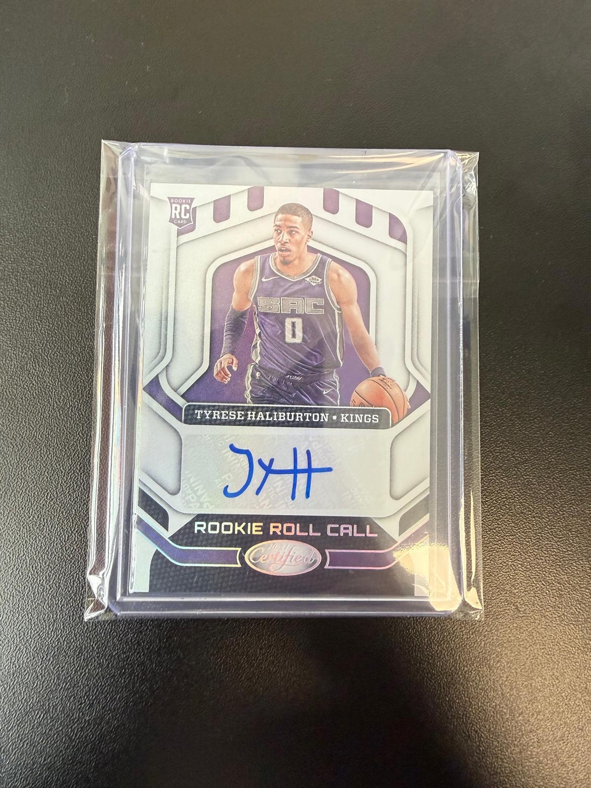 2020-21 Panini Certified #RR-HAL Tyrese Haliburton Rookie Roll Call