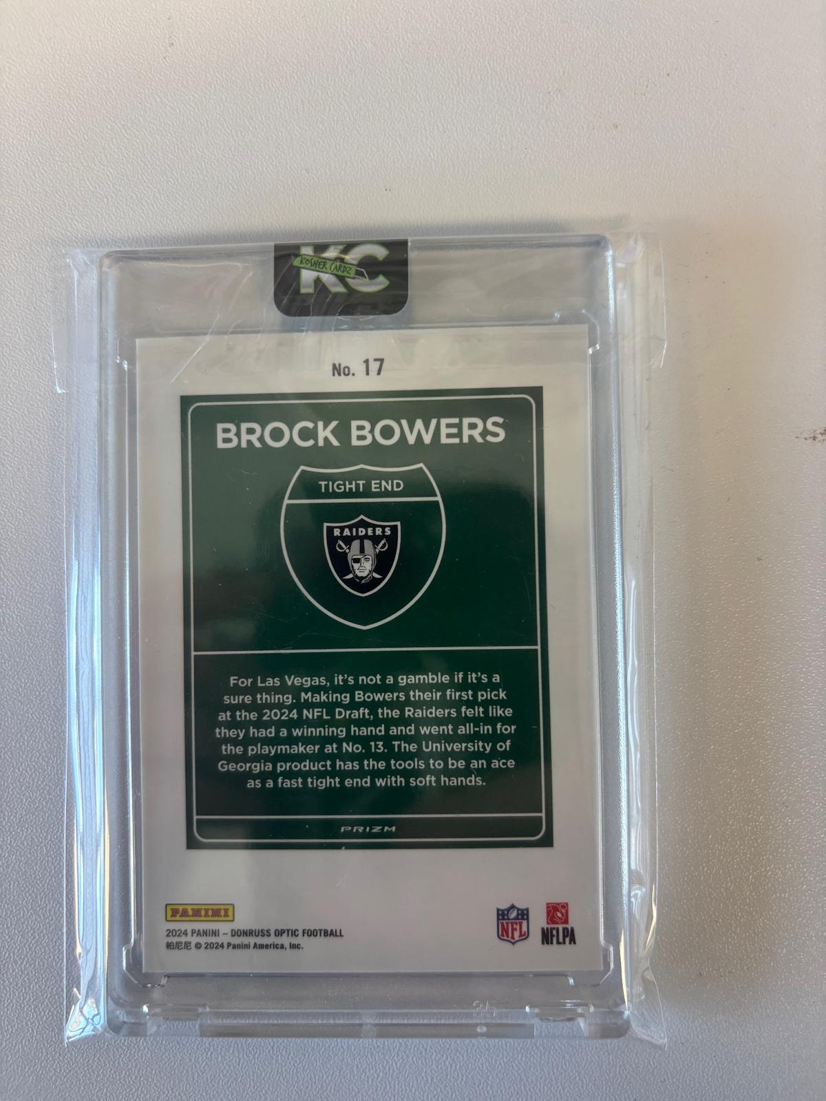 2024 Donruss #17 Brock Bowers Downtown