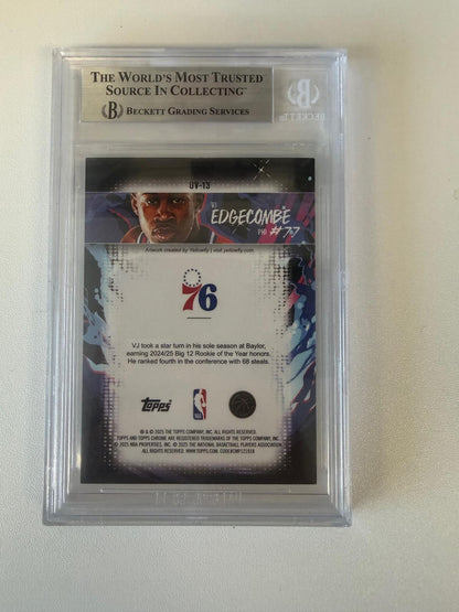 2025-26 Topps Chrome #UV-13 VJ Edgecombe Ultra Violet All-Stars