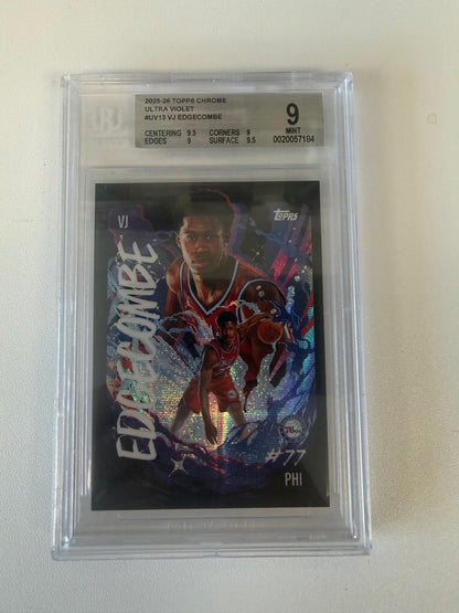 2025-26 Topps Chrome #UV-13 VJ Edgecombe Ultra Violet All-Stars
