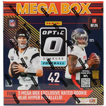 2024 Panini Donruss Optic Football Mega Box (Blue Hyper Parallels!)