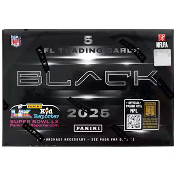 2025 Panini Black Football Hobby Box