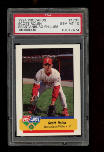 1994 Fleer ProCards #1731 Scott Rolen PSA 10