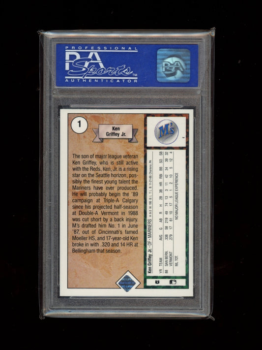 1989 Upper Deck #1 Ken Griffey Jr. Star Rookie PSA 7