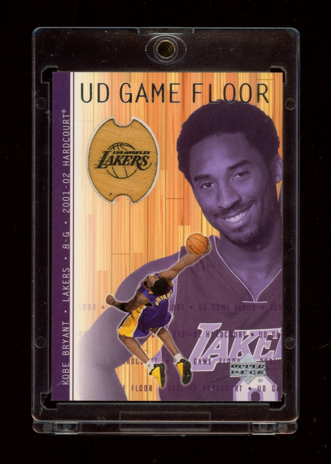 2001-02 Upper Deck Hardcourt #KB Kobe Bryant UD Game Floor