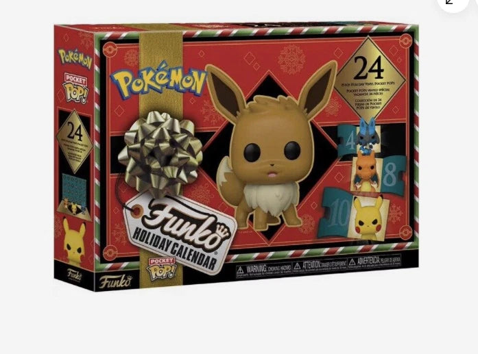 Pokemon Funko Pop! SEALED V2 Holiday Advent Calendar Mini Pocket