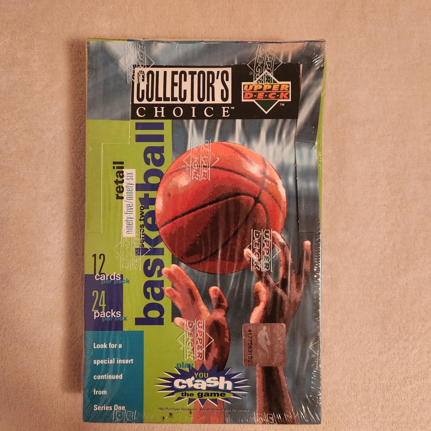 1995-96 UD Collector's Choice Basketball Series 2 Hobby Box - Factory Sealed