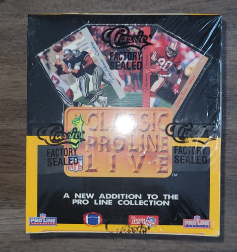 1993 Classic Pro Line Live Football Box