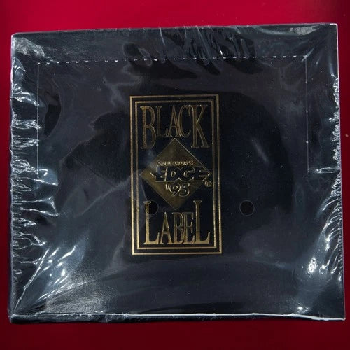 1995 collectors edge black label football sealed hobby box