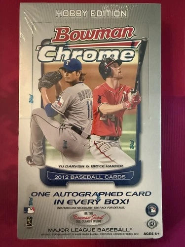 2012 Bowman Chrome Baseball Hobby Box