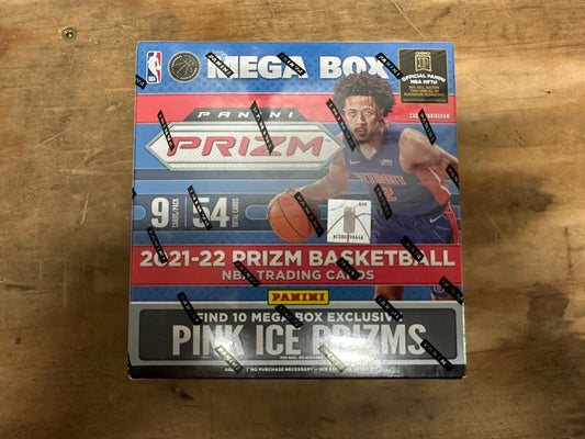 2021-22 Panini Prizm Basketball Factory Sealed Mega Box
