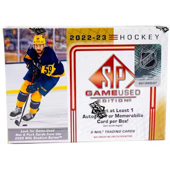 2022/23 Upper Deck SP Game Used Hockey Hobby Box